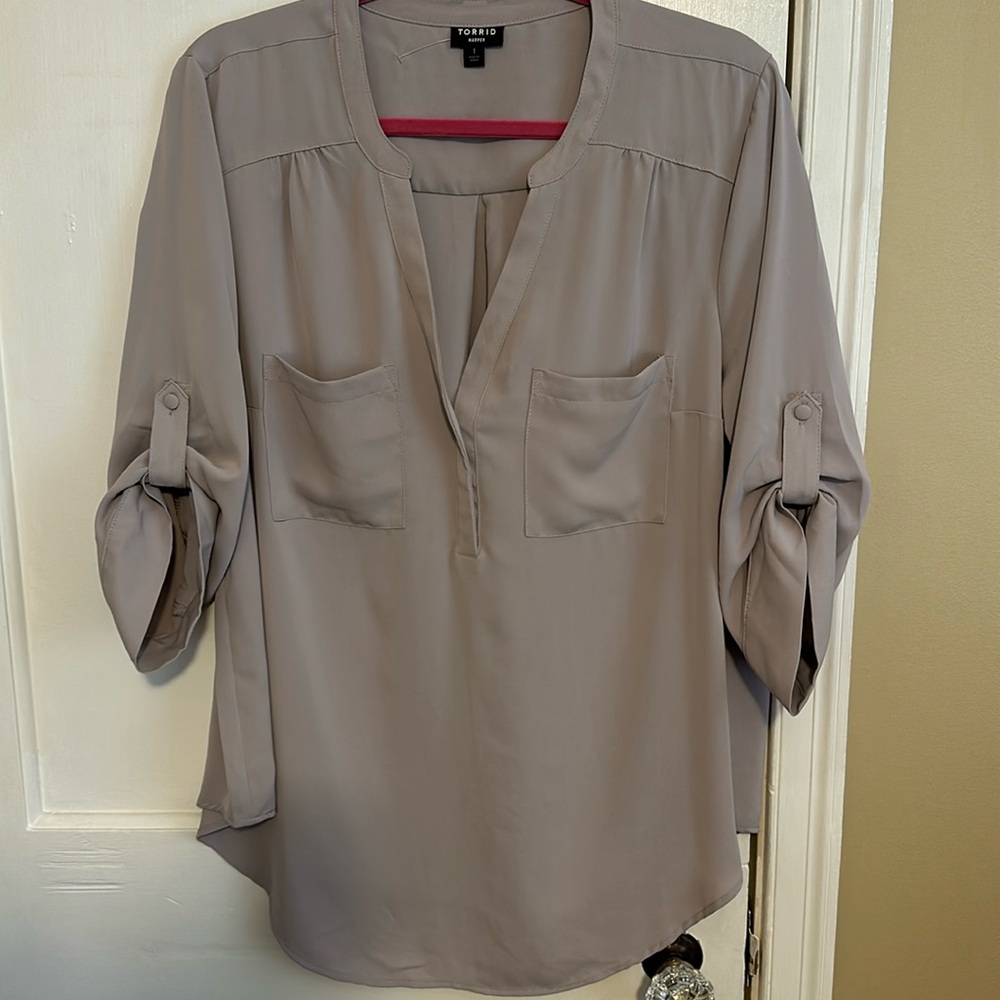 TORRID Harper tunic blouse